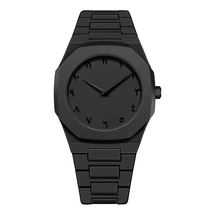 Cs008 2395 Fashion Quartz Movement Muslim Luxury Wristwatch Waterproof Polycarbon Plastic Aura Arabic Watch for Men Montre Reloj