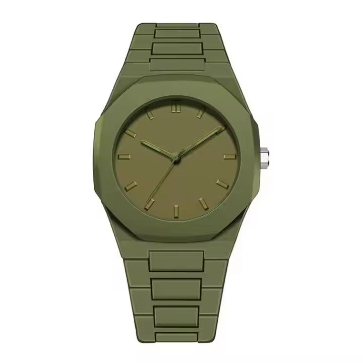 Cs008 2395 Fashion Quartz Movement Muslim Luxury Wristwatch Waterproof Polycarbon Plastic Aura Arabic Watch for Men Montre Reloj