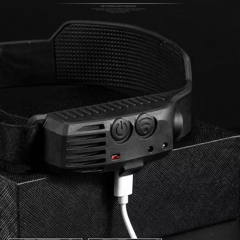 Rechargeable 2-Pack LED Headlamp 3000 Lumens 5 Modes Motion Sensor 1500mAh Lithium-Ion Battery 230 Wide Beam Lightweight
